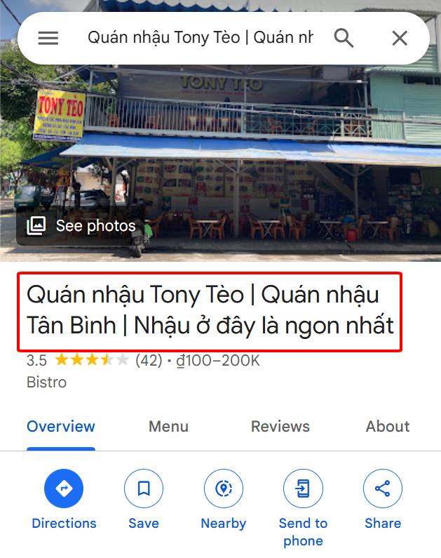 Google Maps placeholder